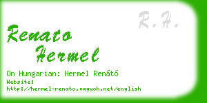 renato hermel business card